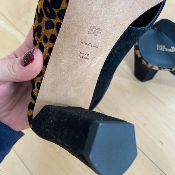 DIANE von Furstenberg Open Toe Heels "Bailie" 10 - Picture 6 of 12